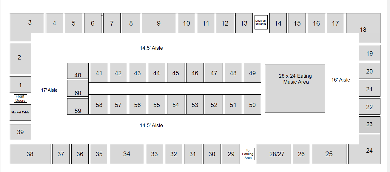 2025Tablemap_Website Mabou Farmers' Market Table Map 2021-July 5th